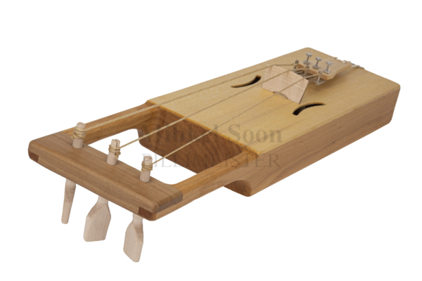 Small children's talharpa with three strings, handcrafted for young musicians