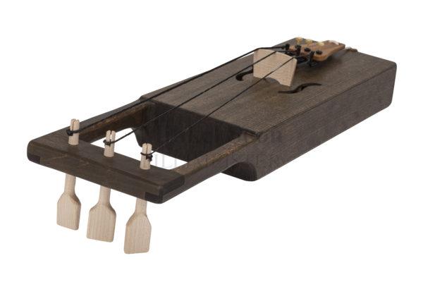 Traditional Nordic talharpa for children, featuring a small, ergonomic design ideal for young hands